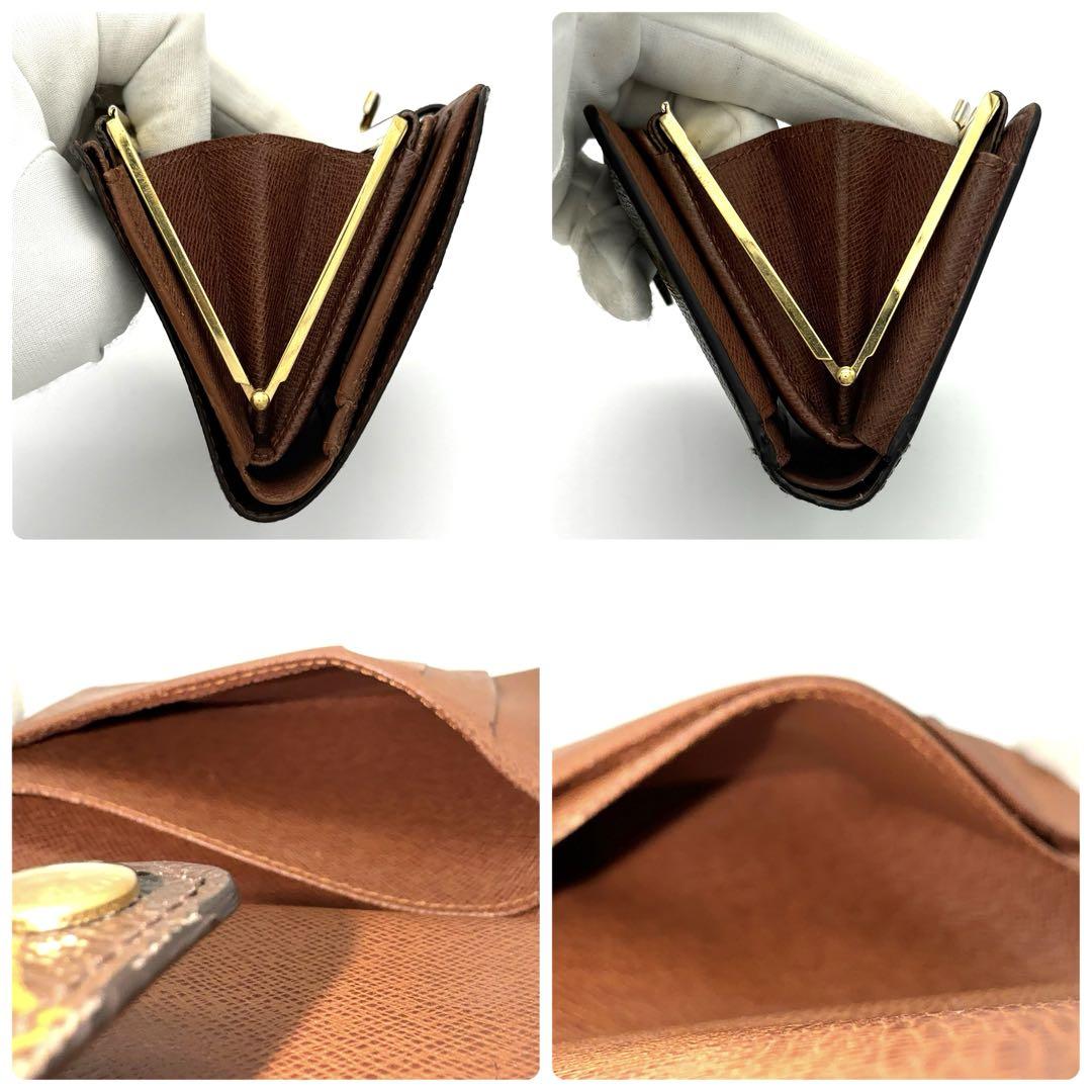 超美品✨ルイヴィトン モノグラム ヴィエノワ がま口財布 コンパクト財布