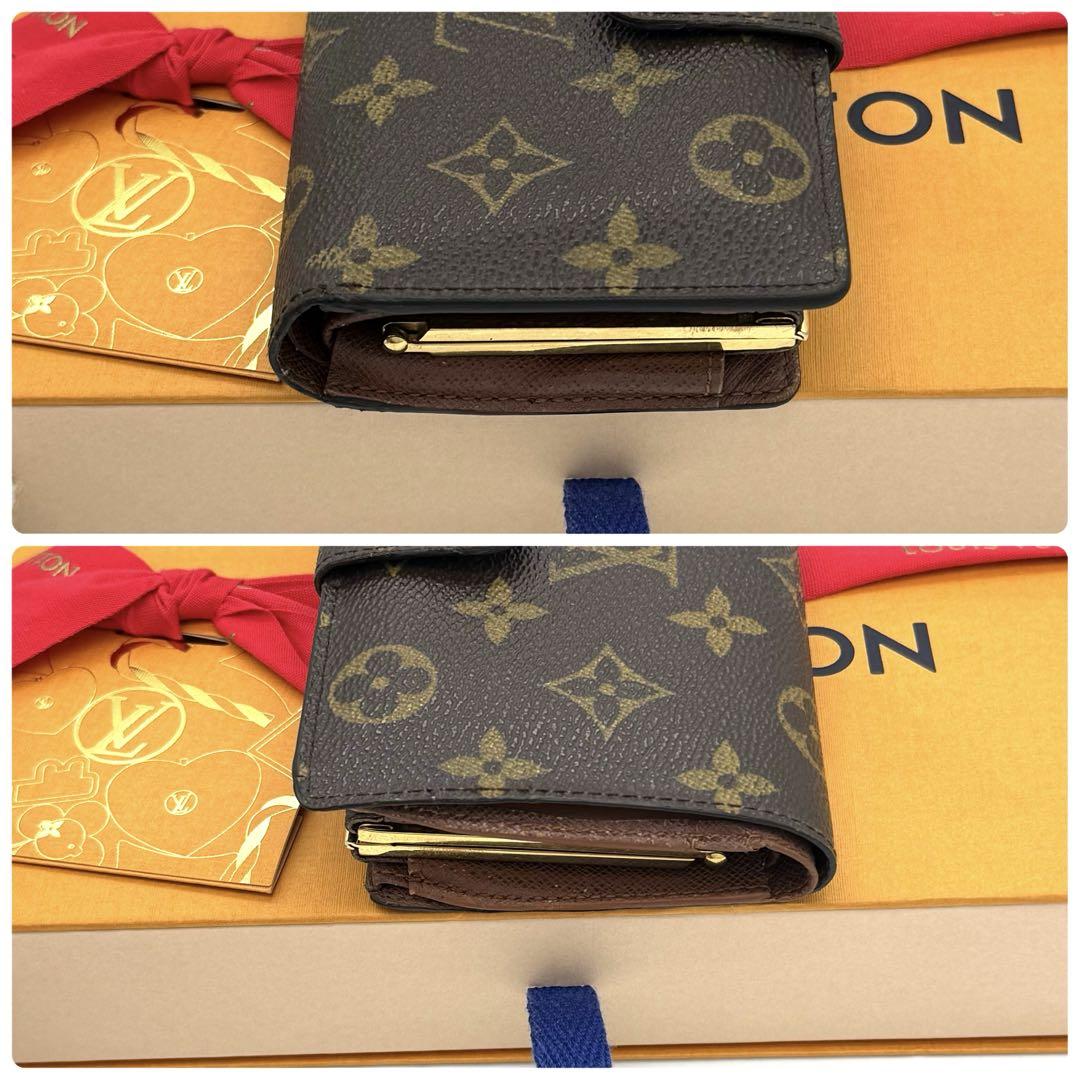 超美品✨ルイヴィトン モノグラム ヴィエノワ がま口財布 コンパクト財布