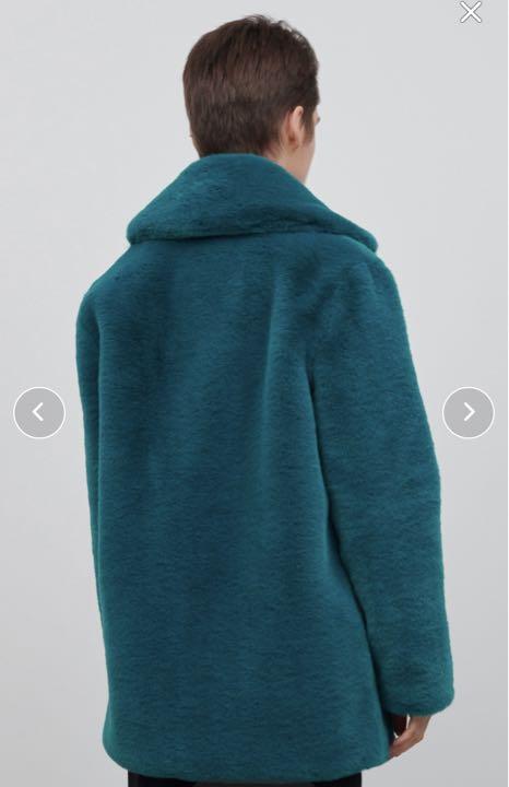 Jakke.◆Heather Coat◆ふわふわ フェイクファーボアジャケット jakke HEATHER FAUX FUR COAT KINGFISHER