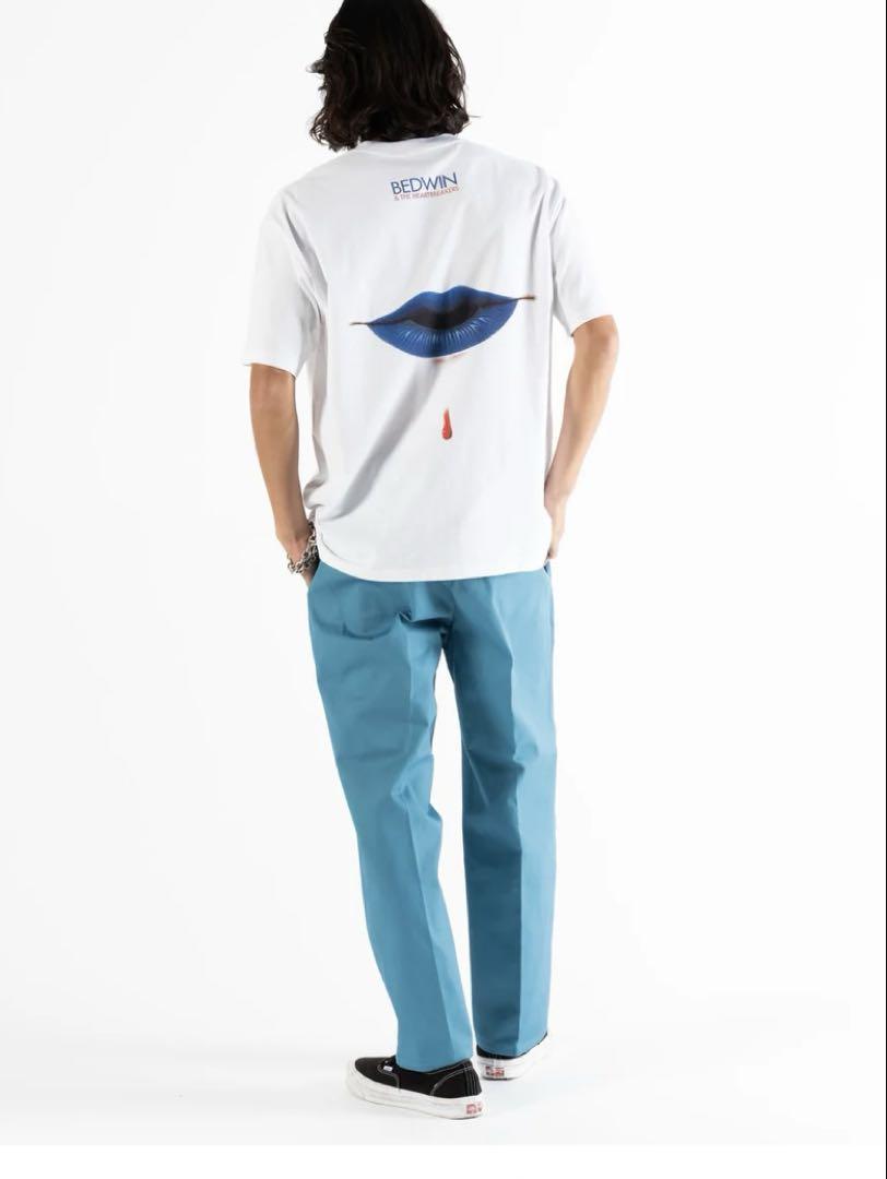 トップス BEDWIN S/S PRINTED TEE \"WEBB\"