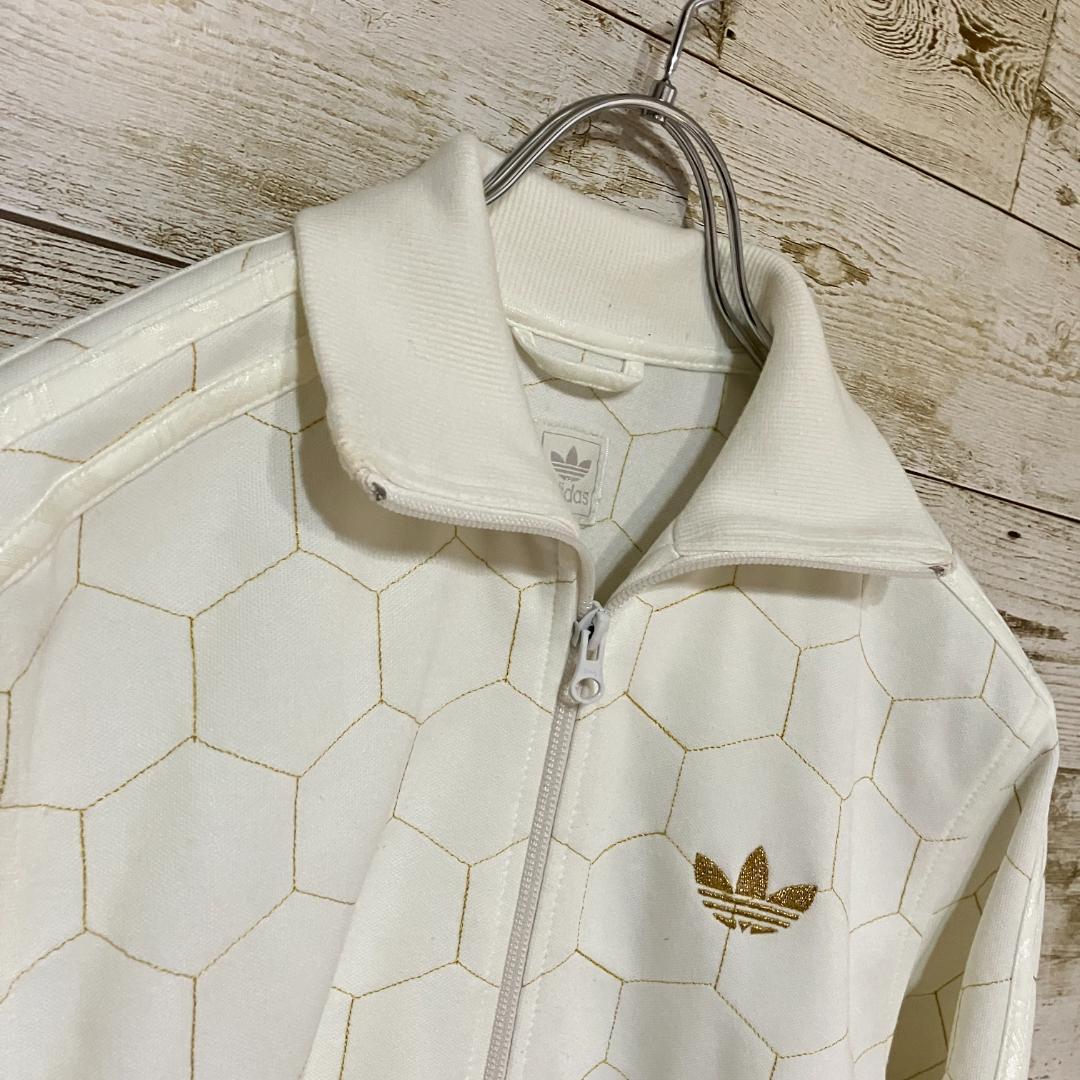 【返品?交換対象商品】 ✨希少デザイン✨adidasOriginals✨トラックジャケット 白 トップス