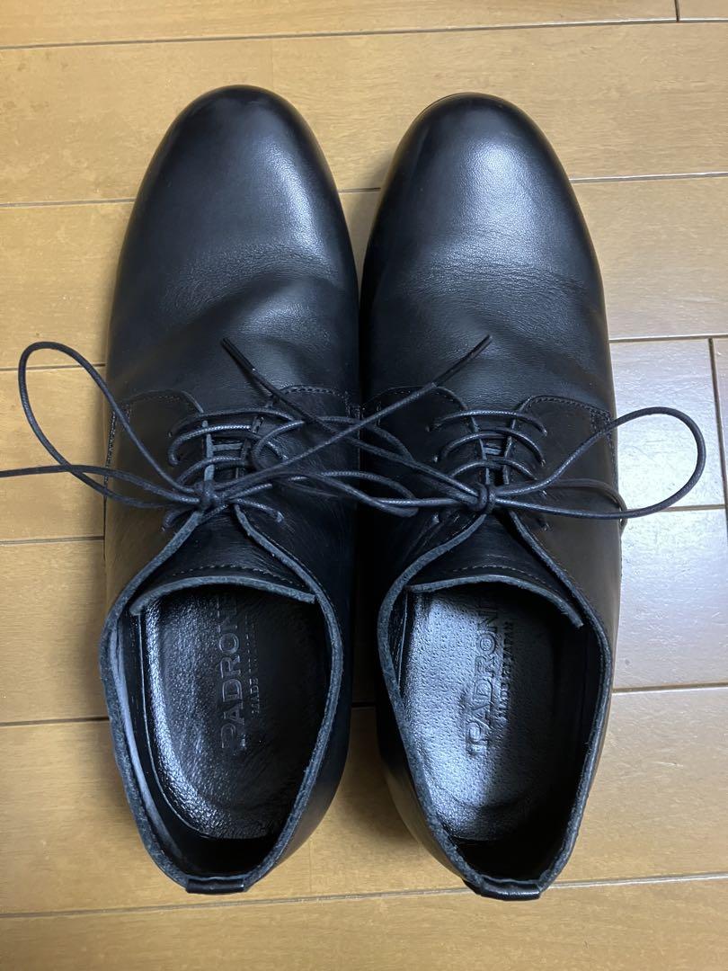 PADRONE パドローネ DERBY PLAIN TOE SHOES