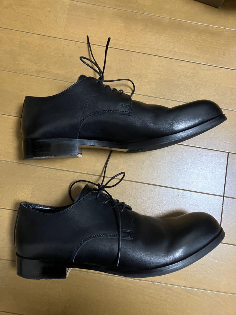 PADRONE パドローネ DERBY PLAIN TOE SHOES