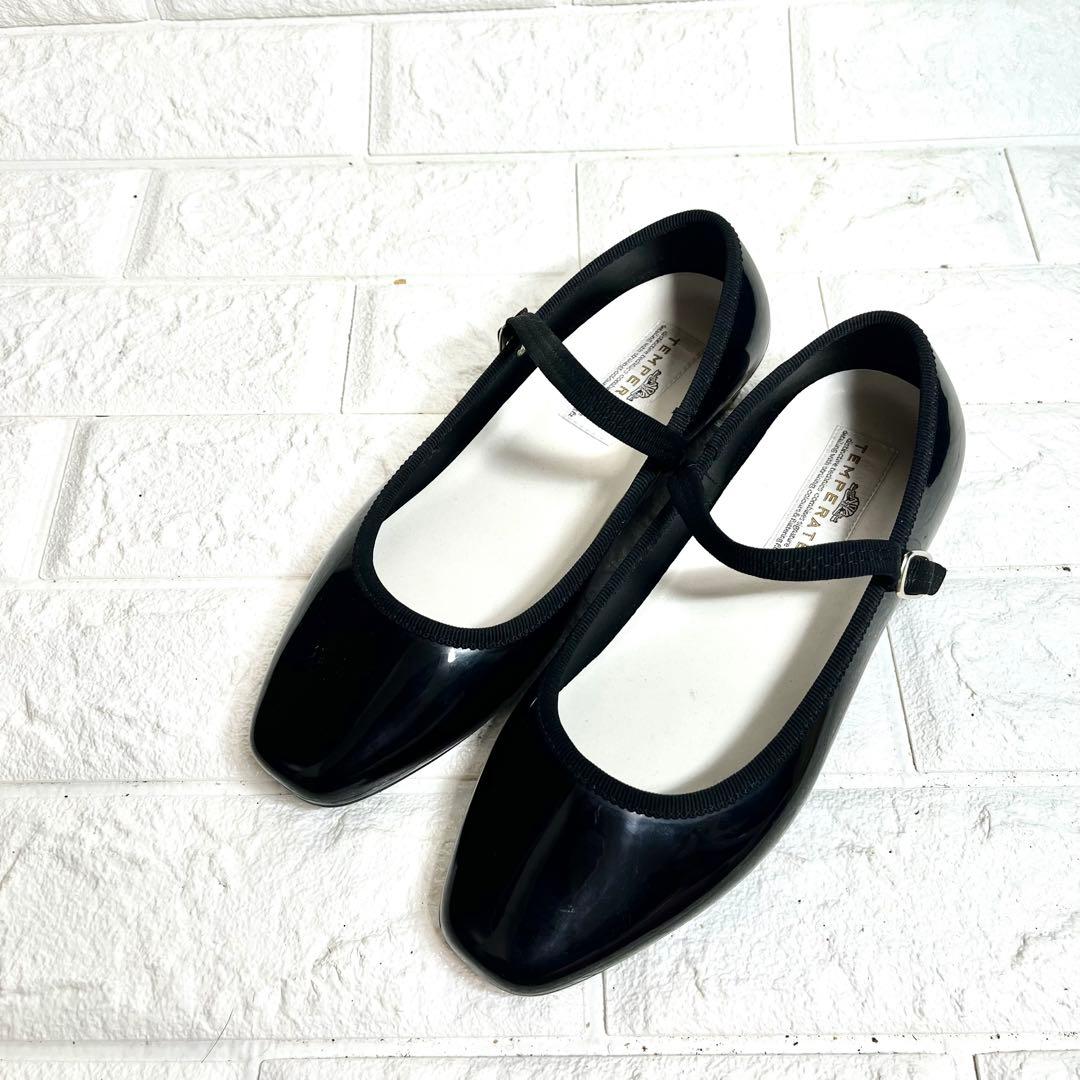 あいちゃくがわく｜靴｜【美品】TEMPERATE ストラップパンプス フラットシューズ MARTA — 画像 2