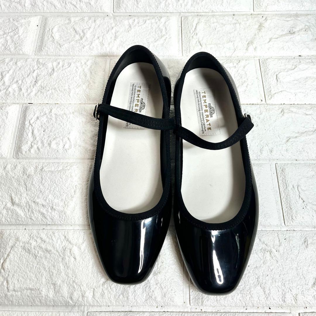 あいちゃくがわく｜靴｜【美品】TEMPERATE ストラップパンプス フラットシューズ MARTA — 画像 3
