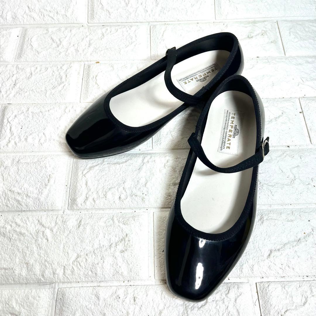 あいちゃくがわく｜靴｜【美品】TEMPERATE ストラップパンプス フラットシューズ MARTA — 画像 6