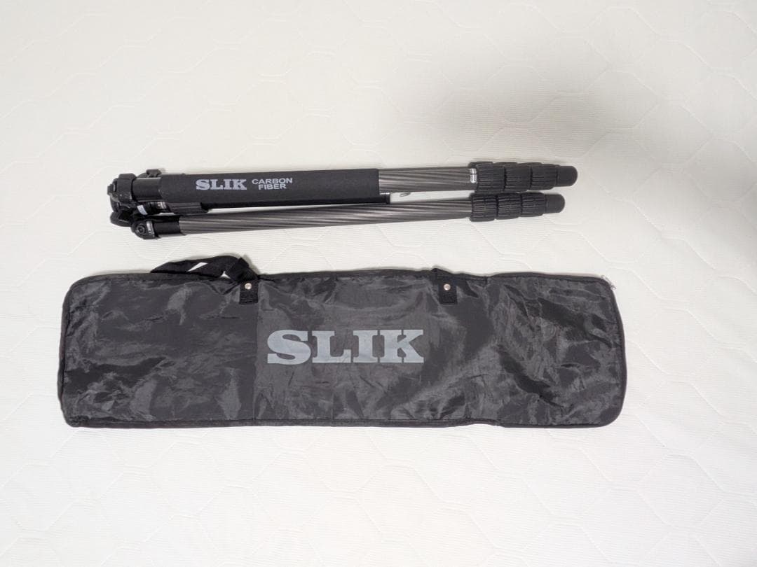 SLIK スリック ライトカーボン三脚 E84H 脚のみ（雲台無し）