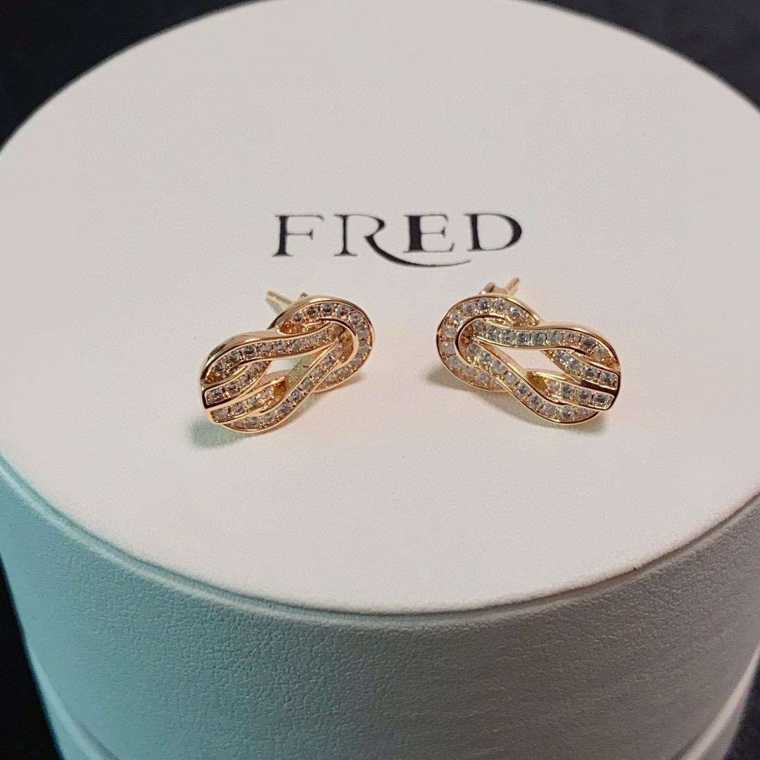 FRED ピアス　ダイヤモンドAU750 FRED ピアス ダイヤモンドAU750