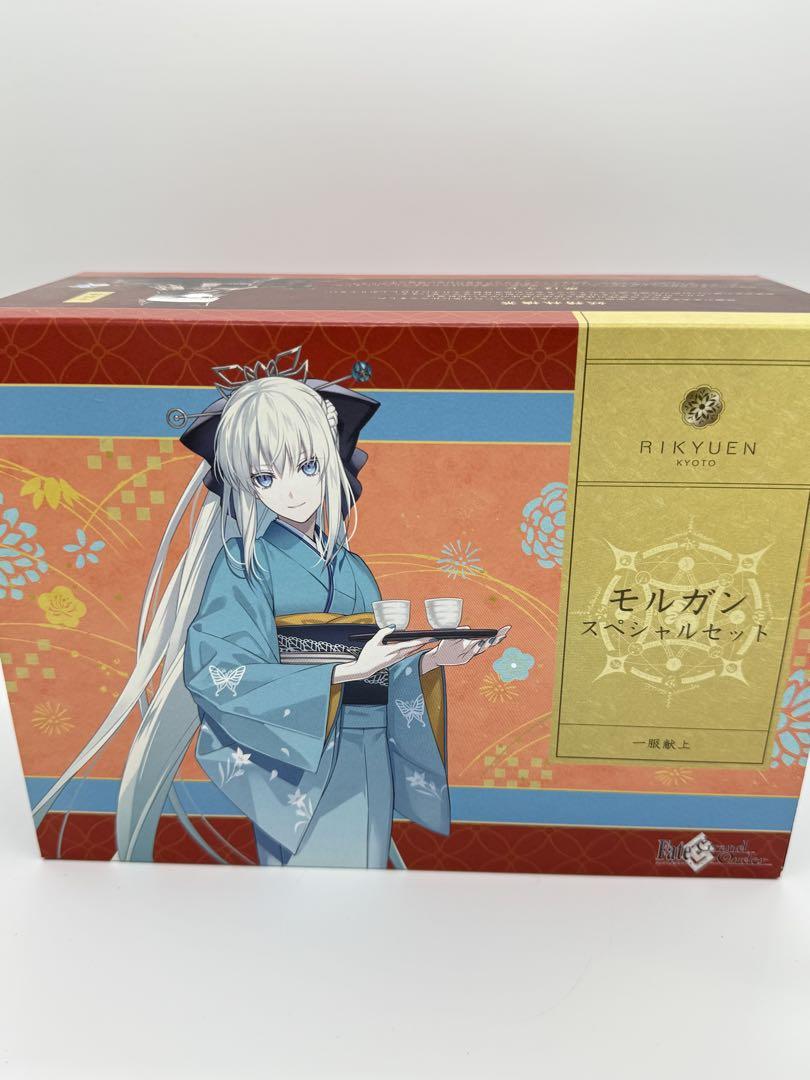 FGO 京都 利休園 コラボ モルガン アクスタ 箱 クリアファイル