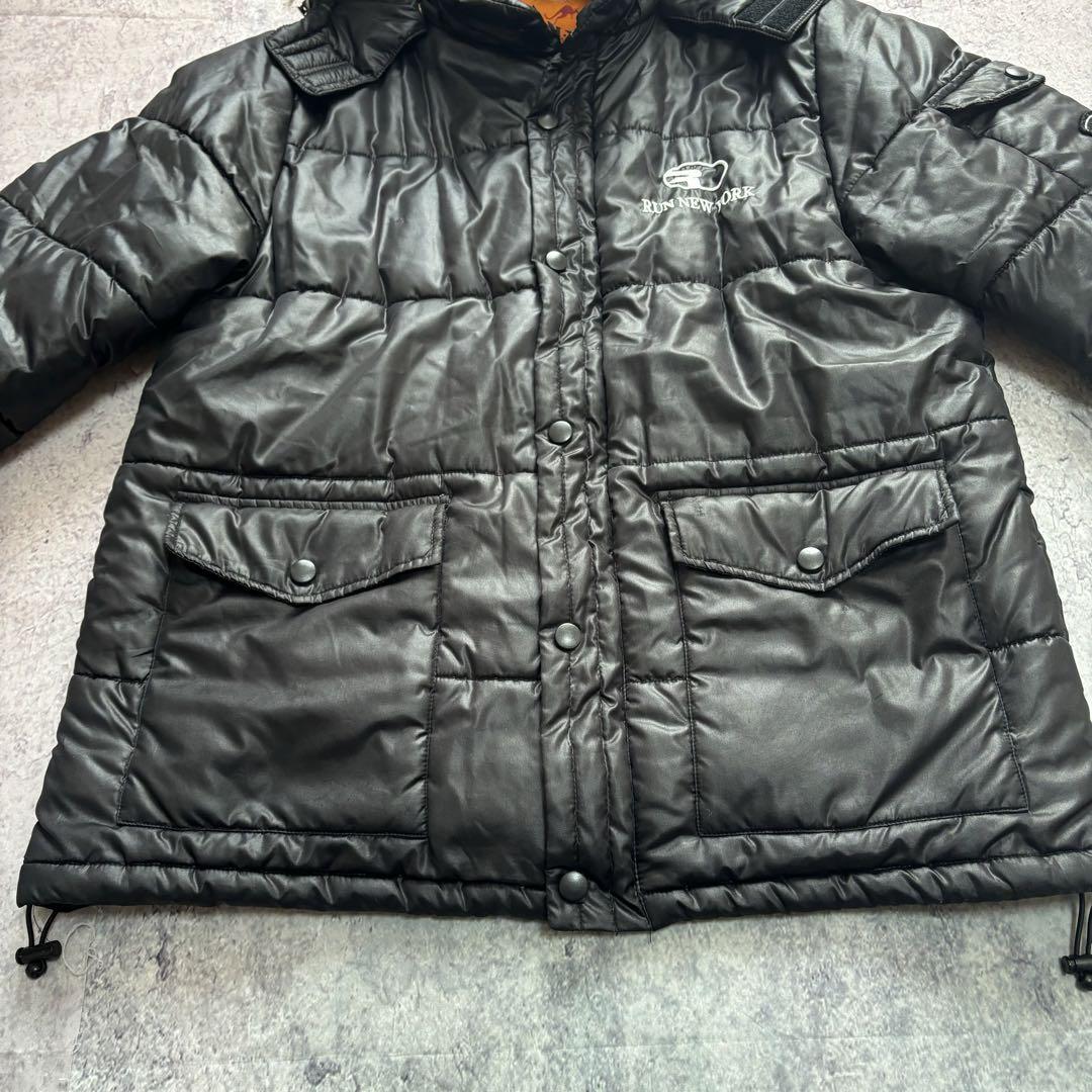 ジャケット・アウター archive grunge fur down jacket BLK M