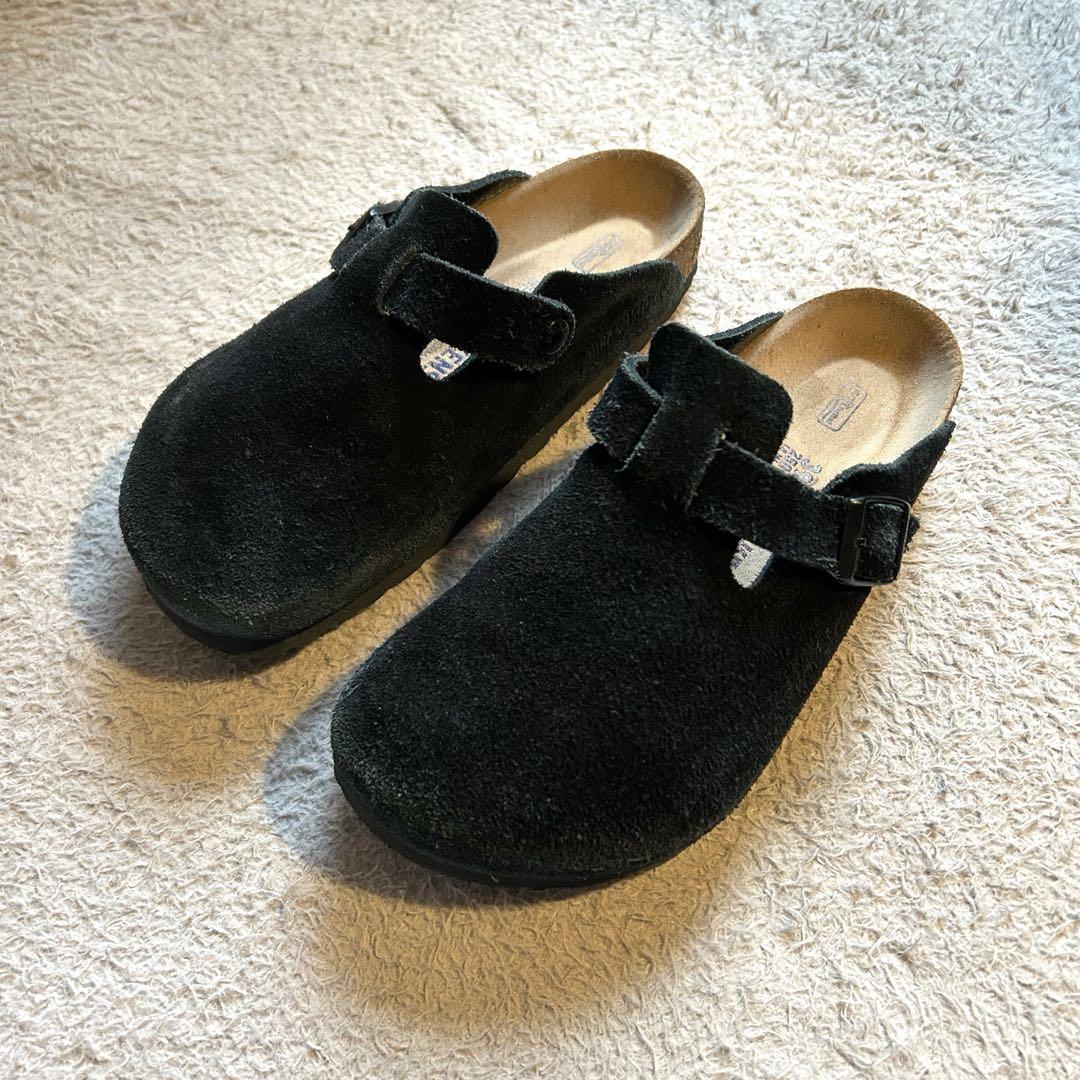Birkenstock Boston BS ブラック 39 正規品 25cm BIRKENSTOCK Boston ブラック 39・25cm - メルカリ