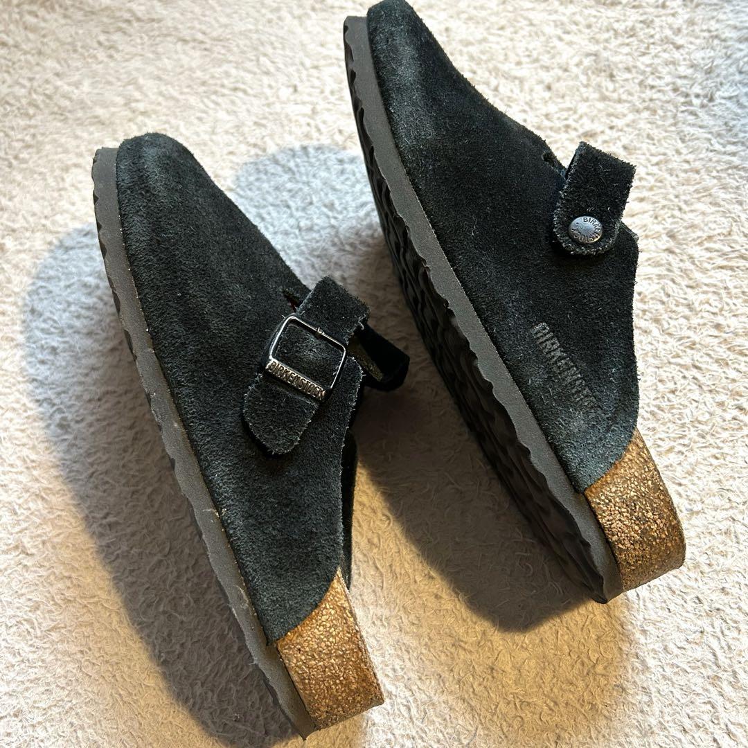 BIRKENSTOCK Boston ブラック 39・25cm - メルカリ