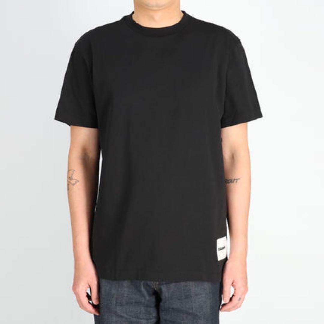 JIL SANDER+ Tシャツ3枚セット L ブラック JIL SANDER ジルサンダー レディース Tシャツ（3枚セット