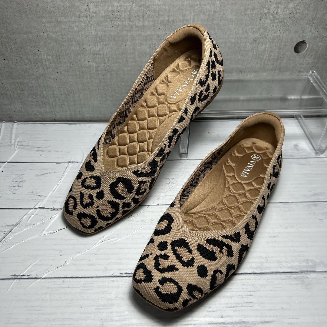 極美品✨VIVAIA✨Margot Walker超軽量厚底(23.5)ヒョウ柄