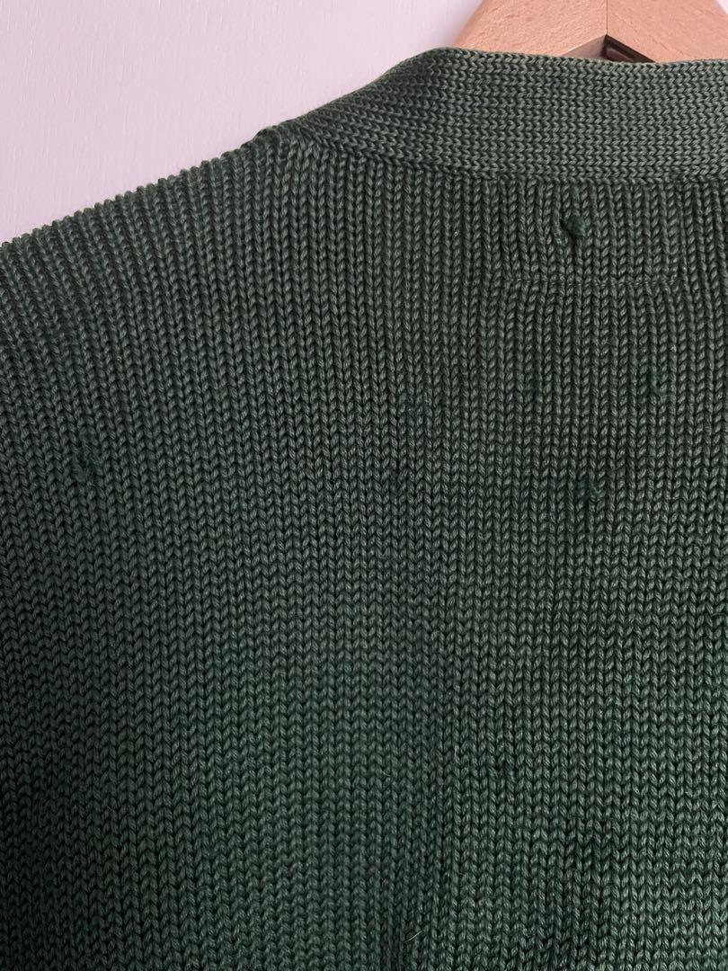 jones knit vintage ヴィンテージ レタード カーディガン