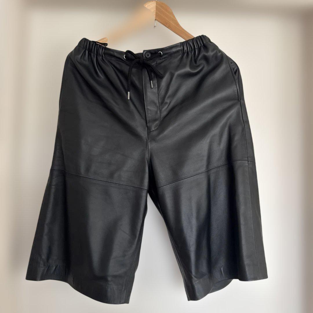 パンツ chiiiibag Leather Half Pants