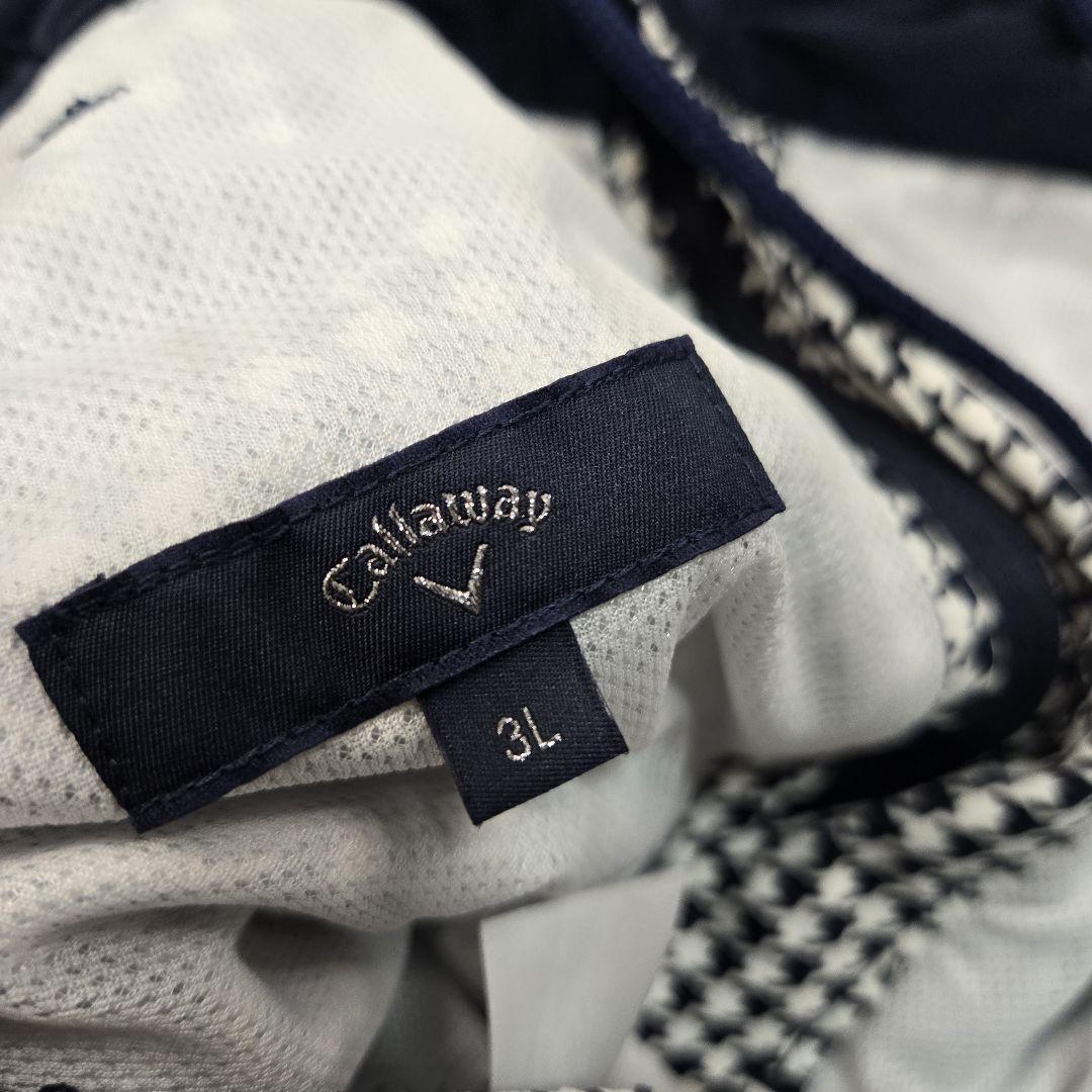美品3L Callaway かっぱ セットアップ 半袖半パン切り替え可