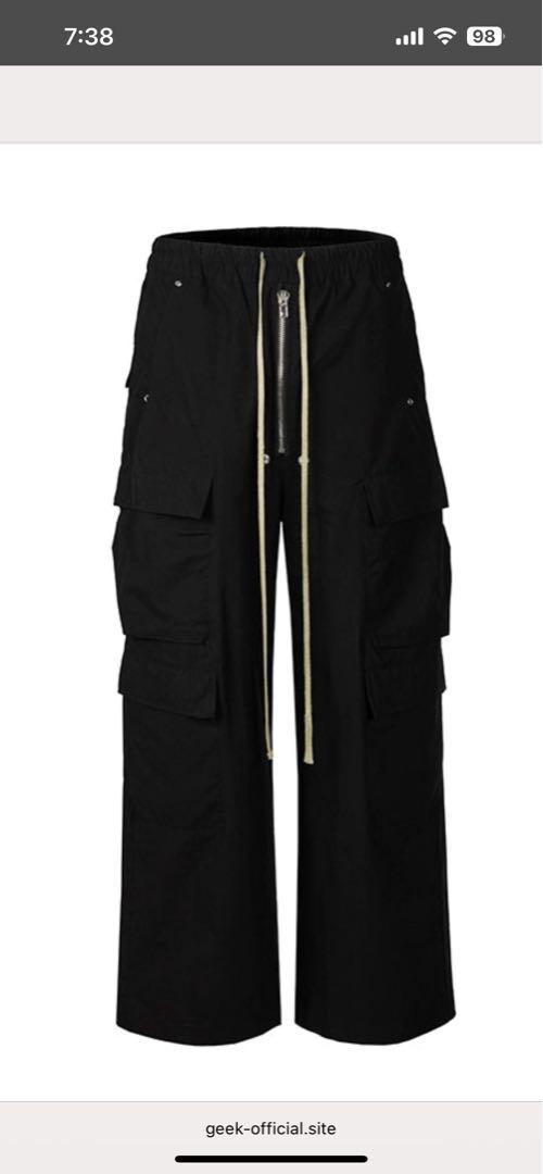 GEEK ZIP SIDE POCKET CARGO PANTS