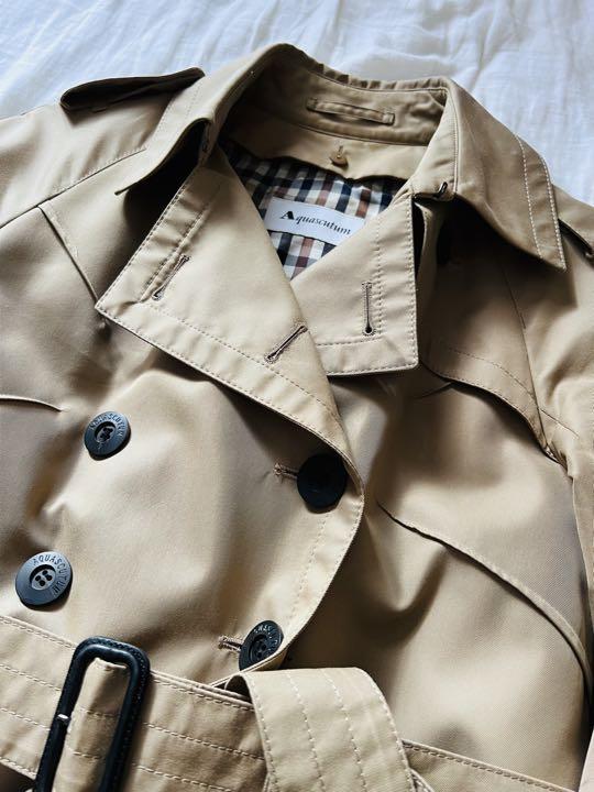 アクアスキュータム aquascutum ライナー付きトレンチコート