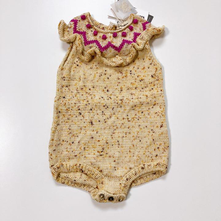 mishau0026puff ニットロンパース holiday collection