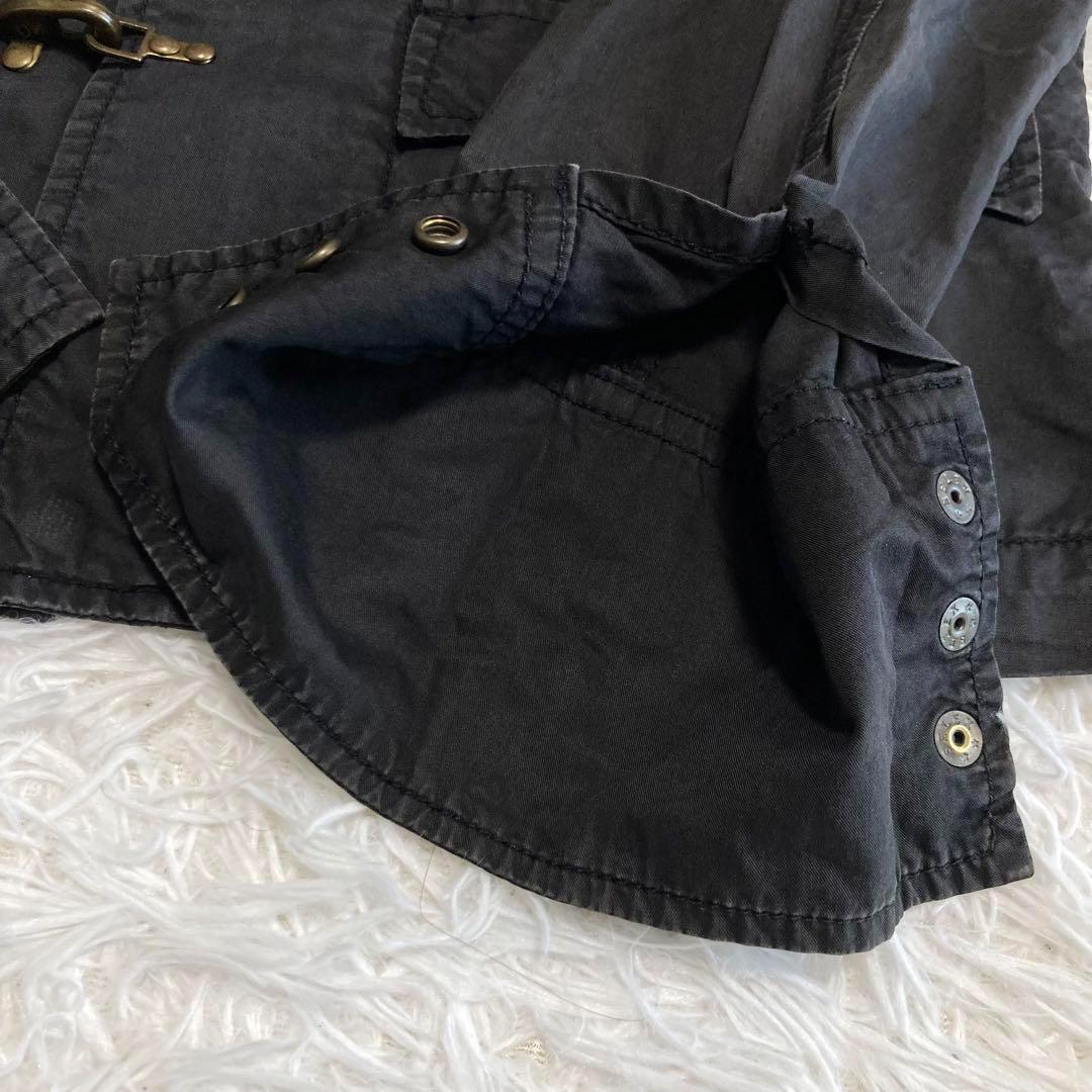 archive テットオム ファイヤーマン シャツジャケット フェード 黒 L archive テットオム ファイヤーマン シャツジャケット フェード 黒 L