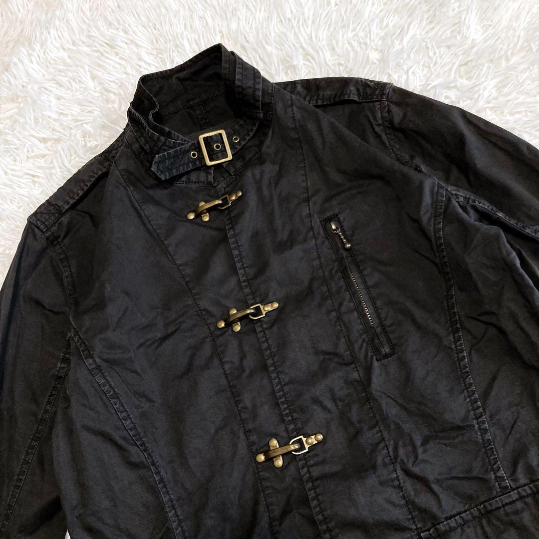 archive テットオム ファイヤーマン シャツジャケット フェード 黒 L archive テットオム ファイヤーマン シャツジャケット フェード 黒 L