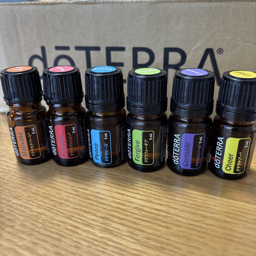 doTERRA ドテラ　感情のオイル6本セット ドテラ 6点セット 感情のオイル 1ml お試し - メルカリ
