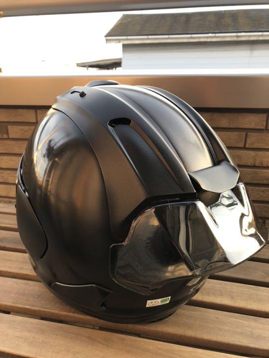 れなし♂ ARAI 57-58 レーシングスポイラー付き 0cp23-m28521442046 RX-7X フラットブラック センターバ