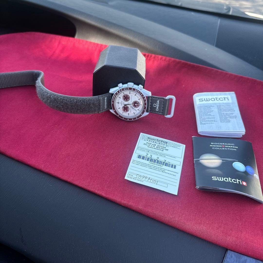 Swatch Omega Speedmaster クロノグラフ