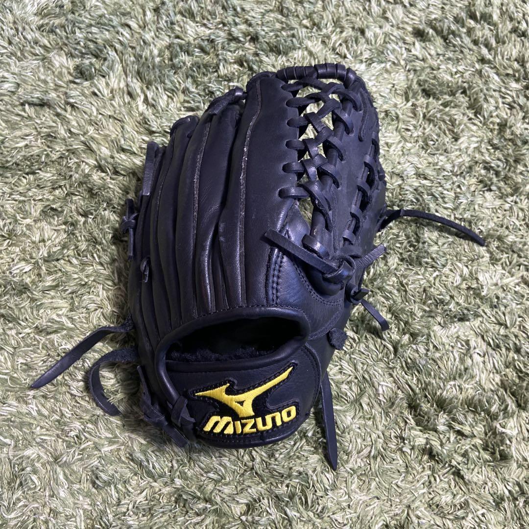 Mizuno Kids Pro 黒 レザーグローブ