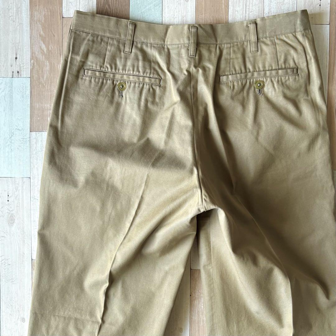 【上品】 コットンスラックス men for Y's サイズ4 モード チノパンツ 玉虫色 パンツ