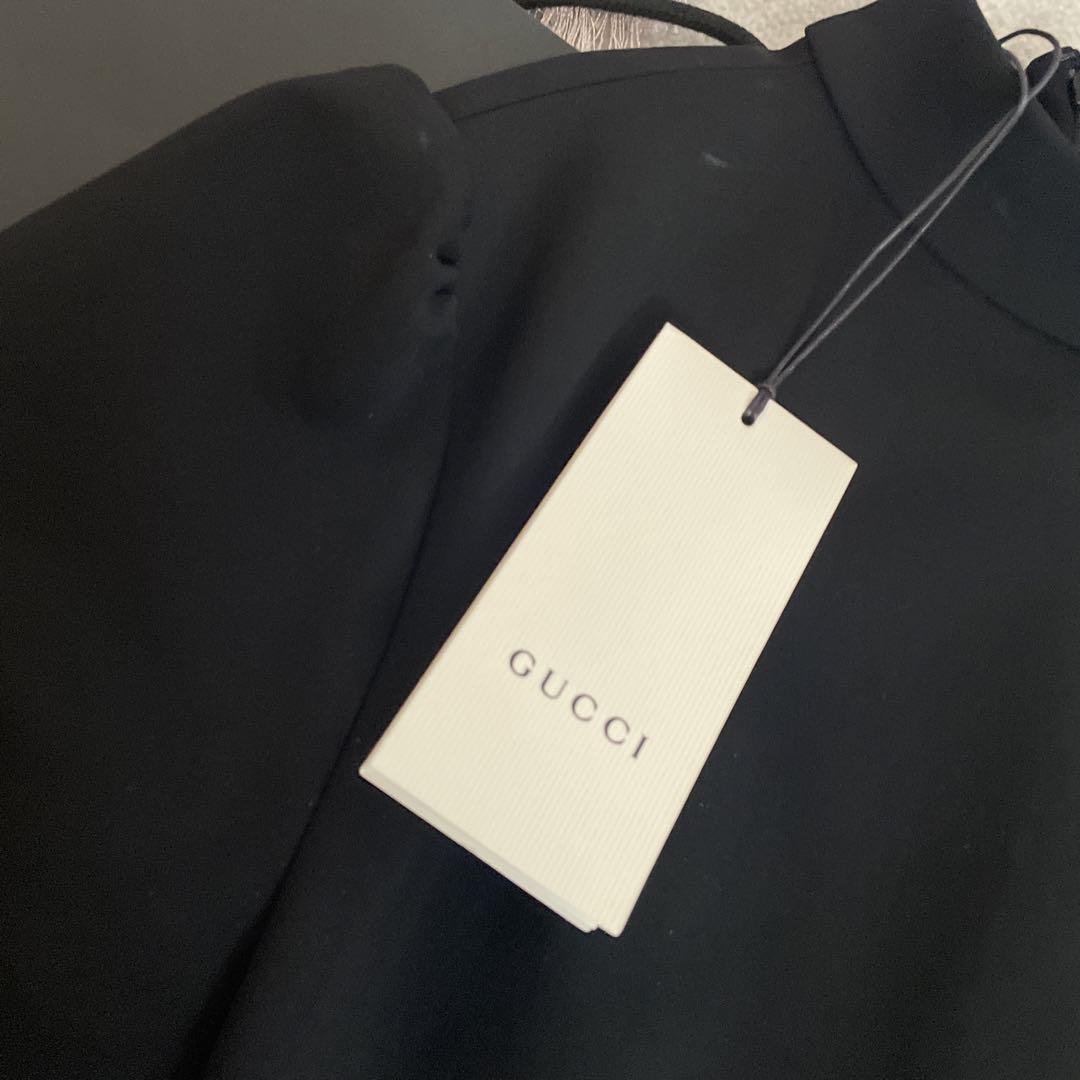 GUCCI グッチ　ビットワンピース　ブラック　Lサイズ