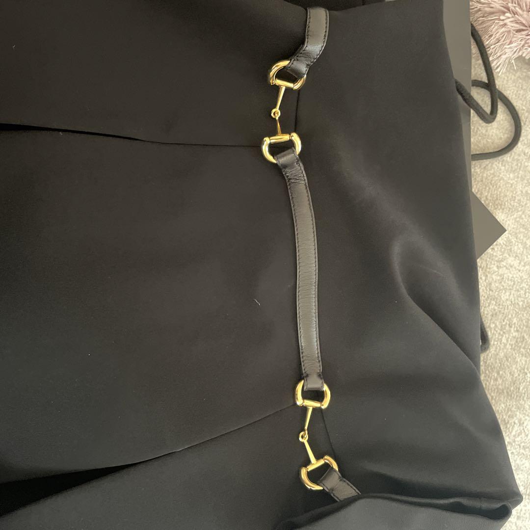 GUCCI グッチ　ビットワンピース　ブラック　Lサイズ
