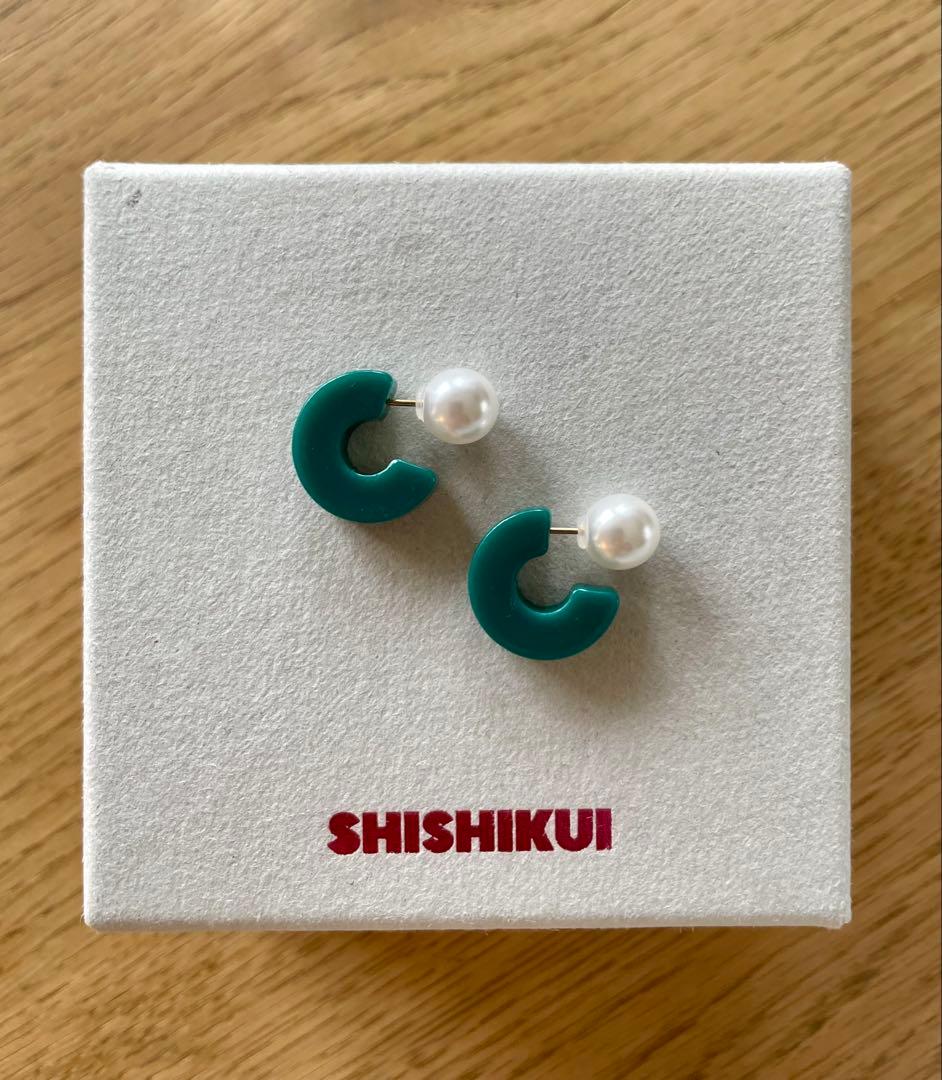 shishikui シシクイ pierce ピアス グリーン