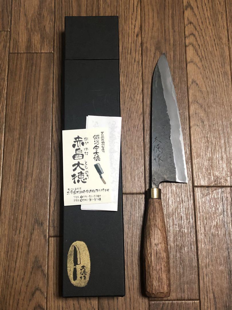 赤畠大徳 黒打ち牛刀 180mm 包丁 - メルカリ