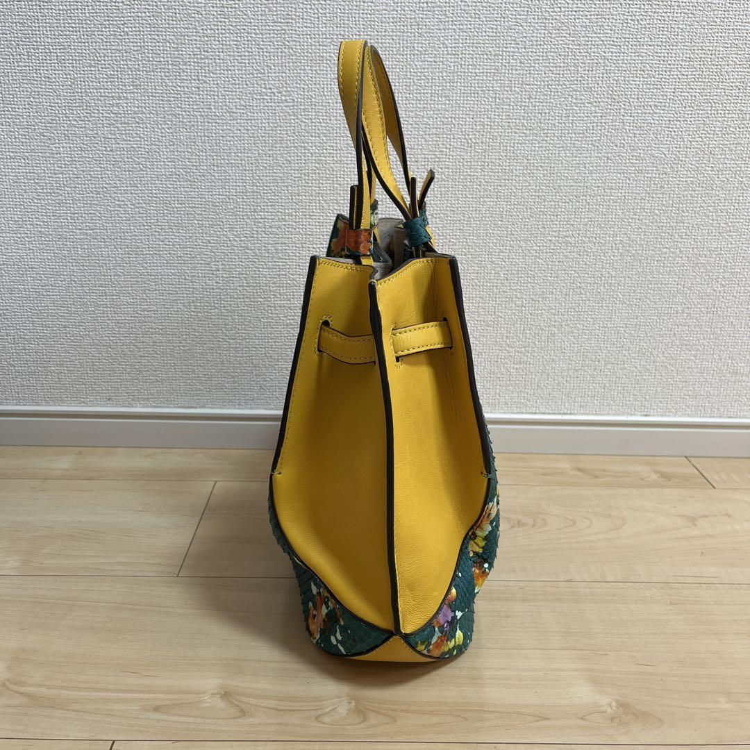 美品】SILVANO BIAGINI ハンドバック パイソン蛇革