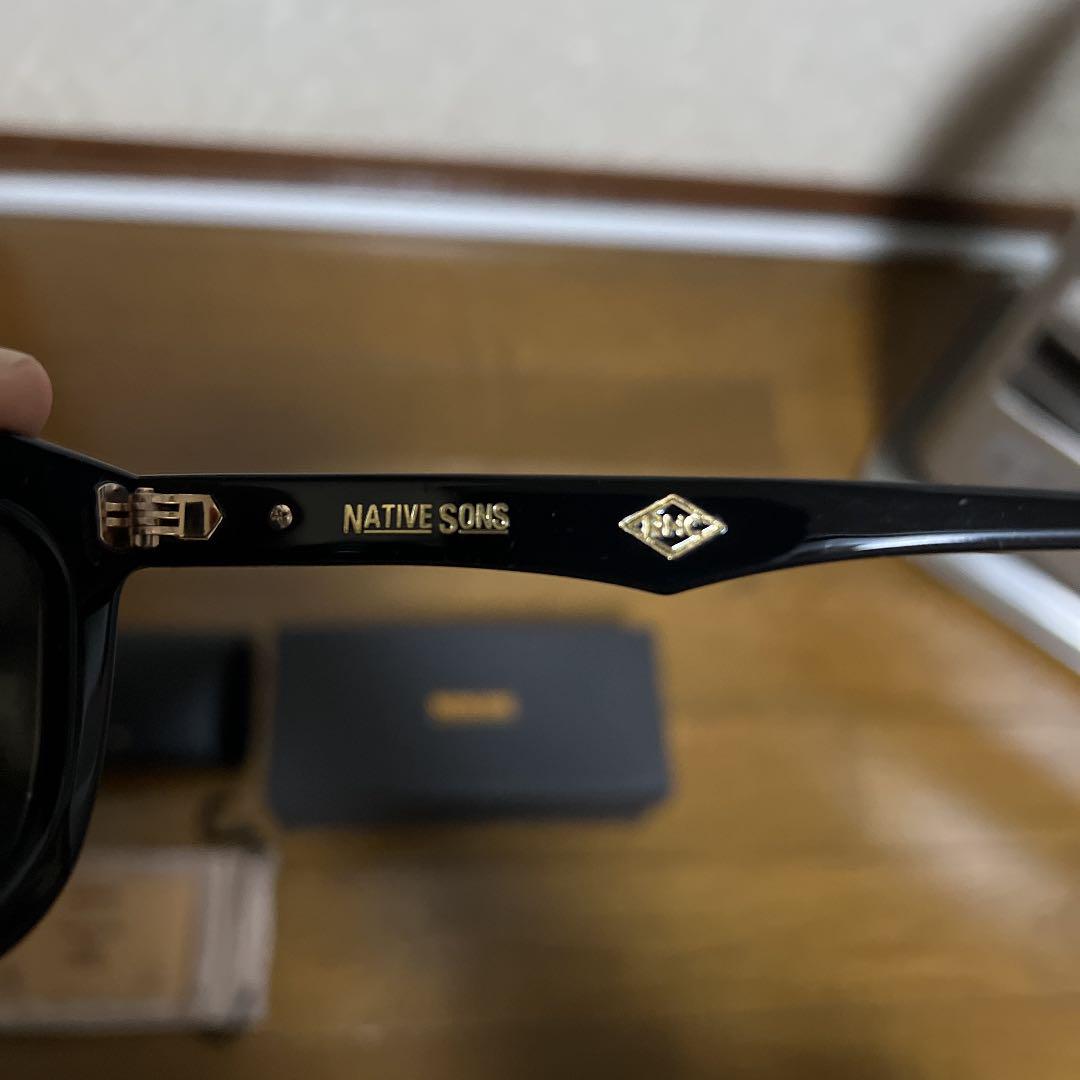 HOT在庫 美品 ネイティブ サンズ ×RHC別注サングラス acUJh-m28537578384 NATIVE SONS 超歓迎国産