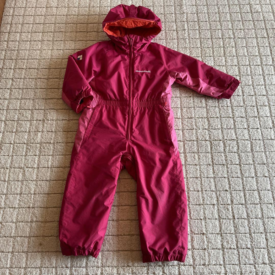 モンベル ウエア 100 キッズ 子供 スノーボード スキー 雪遊び ソリ