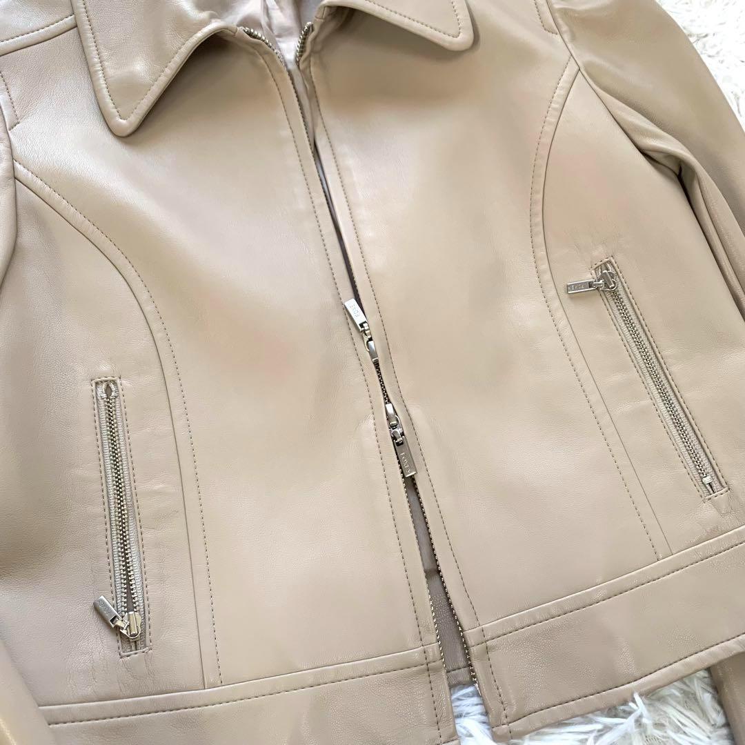 美品♡ フォクシーニューヨーク コレクション フェイクレザージャケット