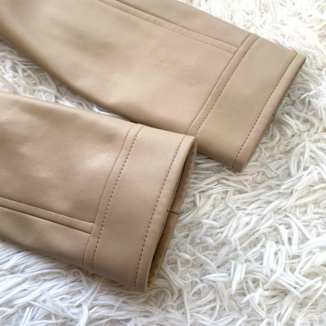 美品♡ フォクシーニューヨーク コレクション フェイクレザージャケット