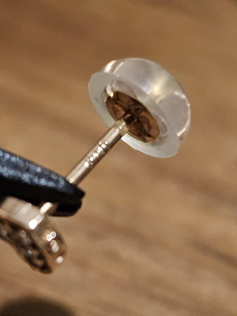 ハートダイヤピアス◇K10 PG