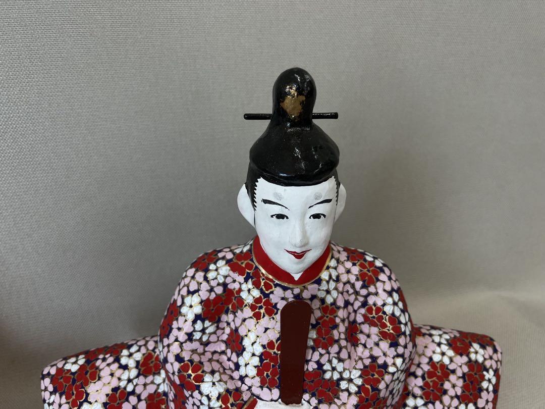 希少作品　信州中野土人形土びな　六代目　奈良由起夫　雛人形