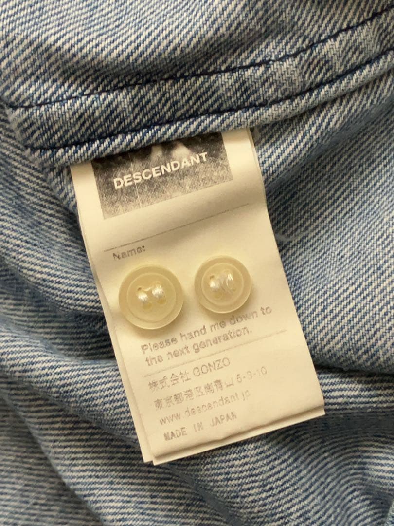 DESCENDANT ALLEN DENIM LS SHIRT 23AW DESCENDANT ALLEN DENIM LS SHIRT 23AW