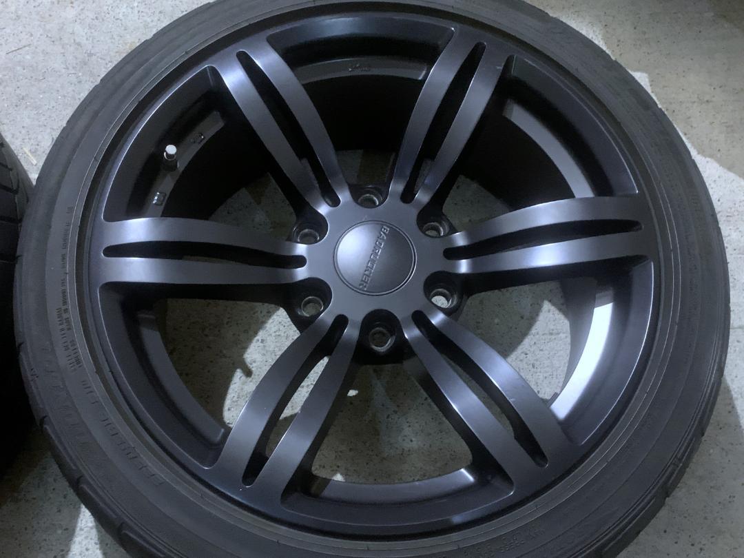 25-349 200系 ハイエース ステルスブラック 18インチ ホイールセット