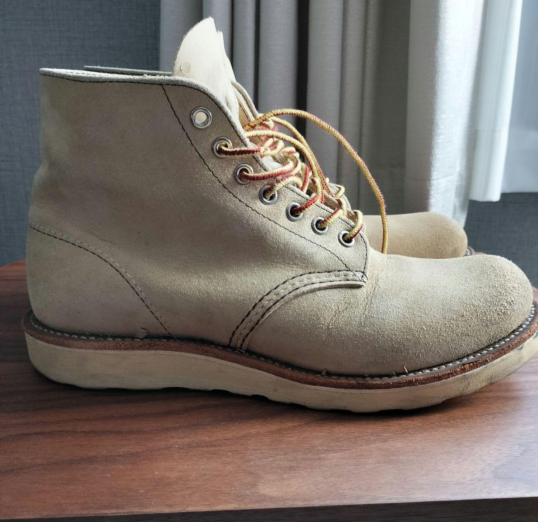 RED WING プレーントゥ スウェードブーツ 8167 サイズ26.5