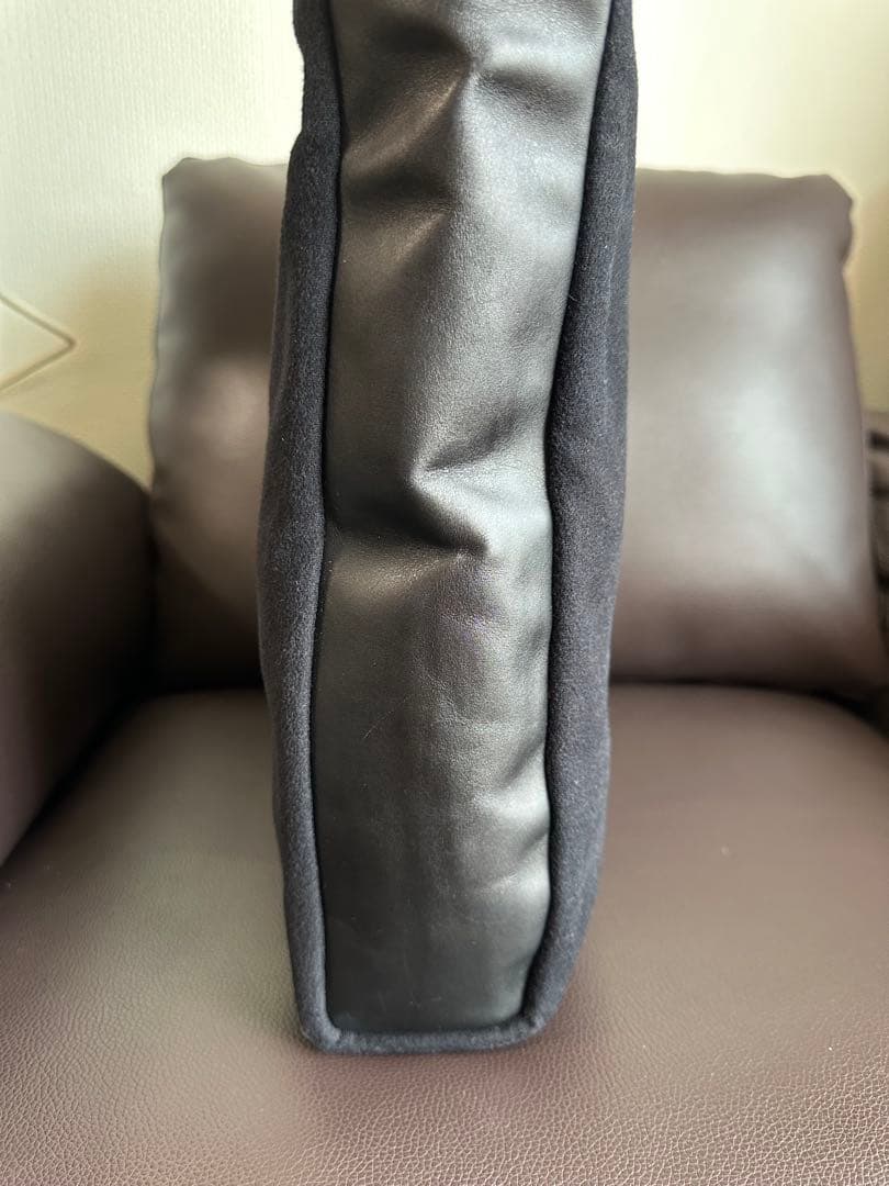 GUCCI グッチ ブラックハーフレザーハンドバッグ トートバッグ ユニセックス