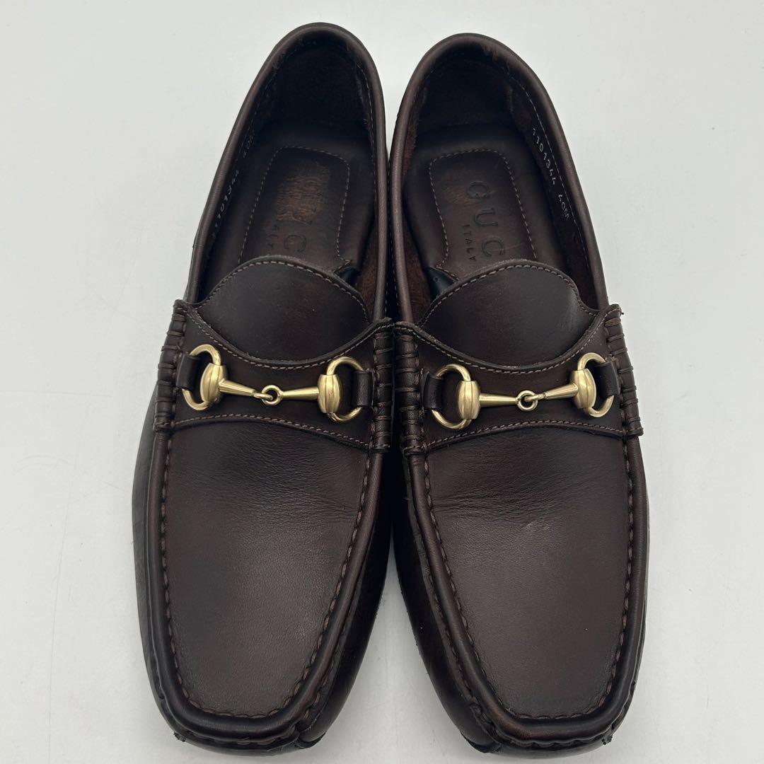 グッチ　GUCCI ドライビングシューズ　ホースビット　ローファー　革靴