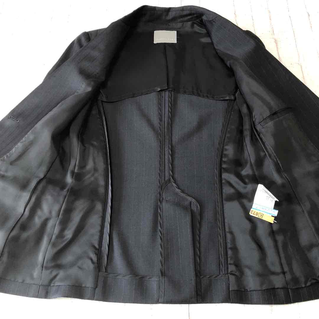 最新作得価 御売約済みです パンツスーツ 濃紺ストライプ 36 vmFQJ-m28549837621 美品 セオリーリュクス 最安値新品