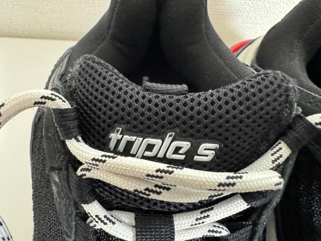 バレンシアガ Triple S オンライン フェードスニーカー ダブル