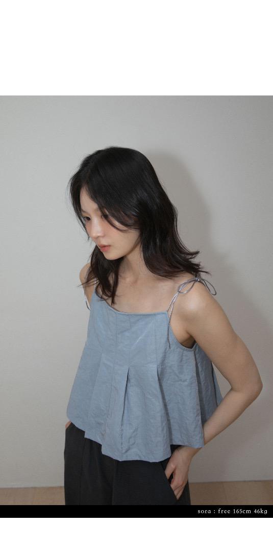 ohotoro オオトロ pleated cami top